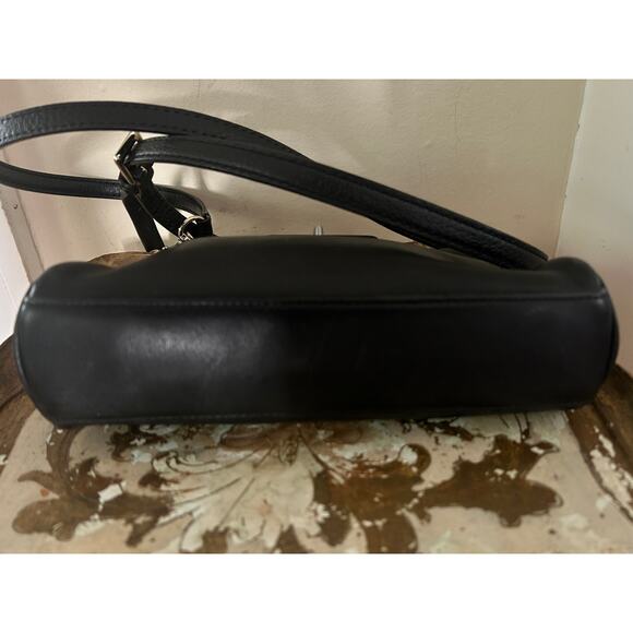 Coach Vintage Legacy Demi Purse Black Leather Crossbody Bag - Picture 5 of 7